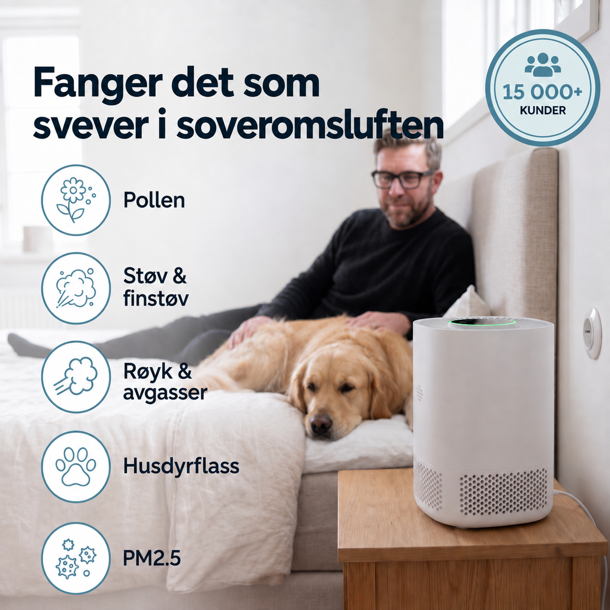 ArcticAir™ - Renere soveromsluft & et friskere soverom å våkne i