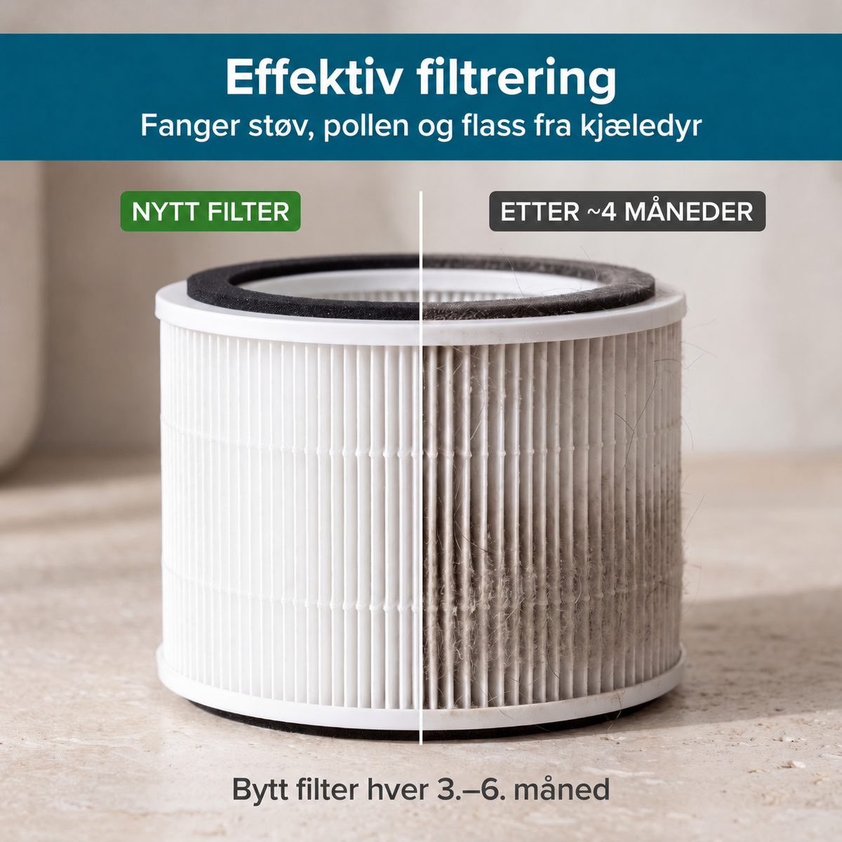 ArcticAir™ - Renere soveromsluft & et friskere soverom å våkne i