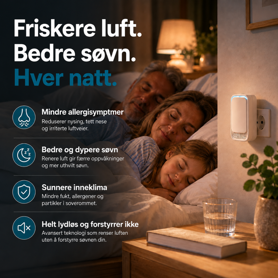 AllerClean™ – Friskere morgener & et sunnere hjem